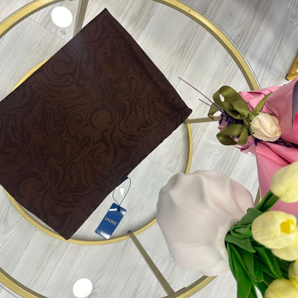 Kahverengi Desenli Şal