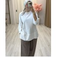 Beyaz sweartshirt