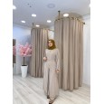 Krem Abaya Takım