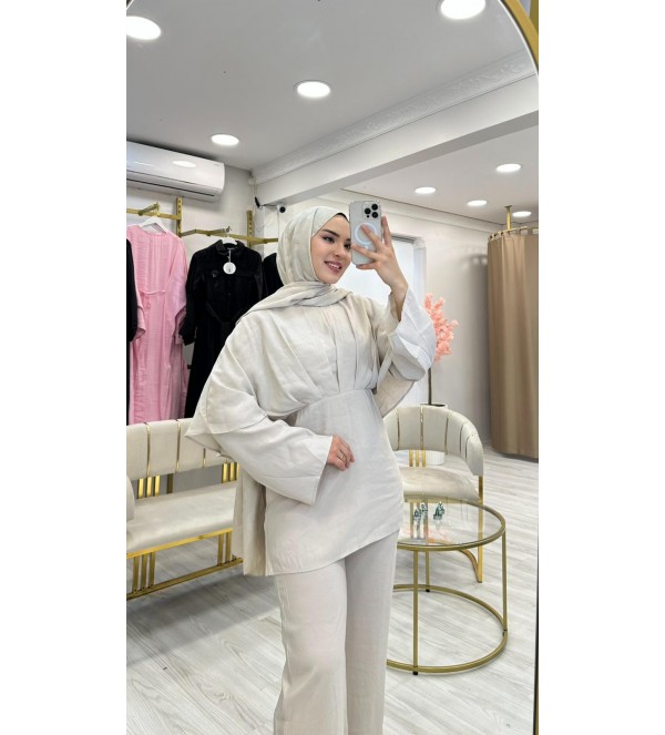 Arabic Pelerinli Modal 2Li Takım