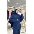 Arabic Pelerinli Modal 2Li Takım Lacivert