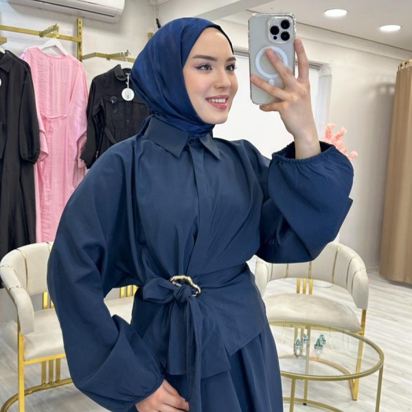 Lacivert Gold Kemerli Takım